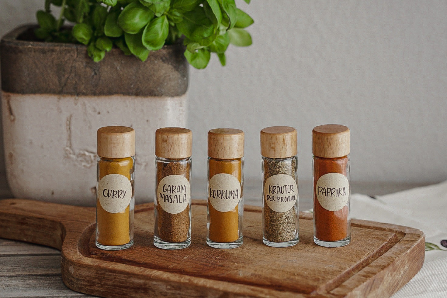 ENDI-HAFT Graspapier Etiketten, 24 mm rund auf DIN A4 Bögen