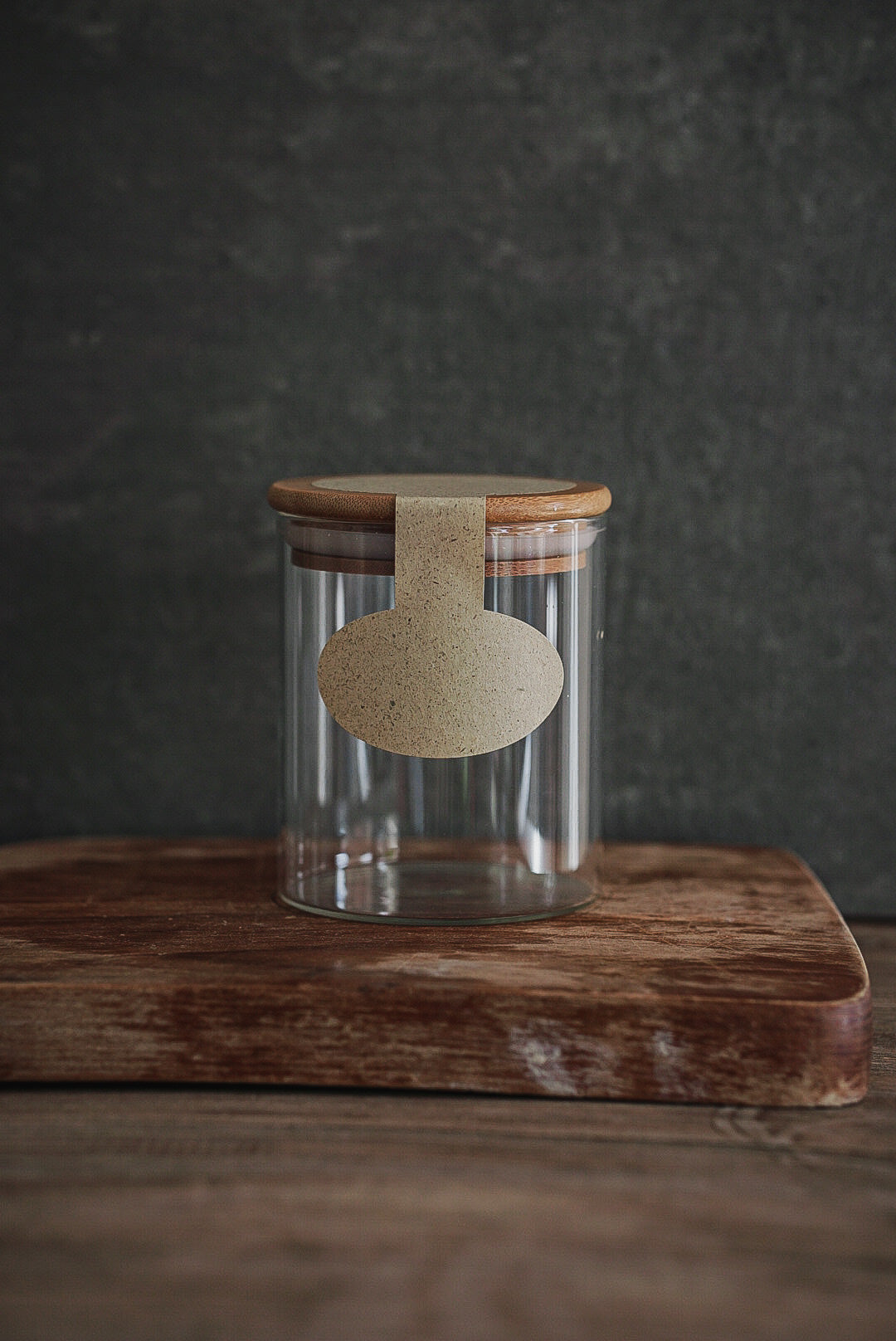 Deckel/Glas Graspapier Etiketten, Ø 68x141 mm auf DIN A4 Bögen