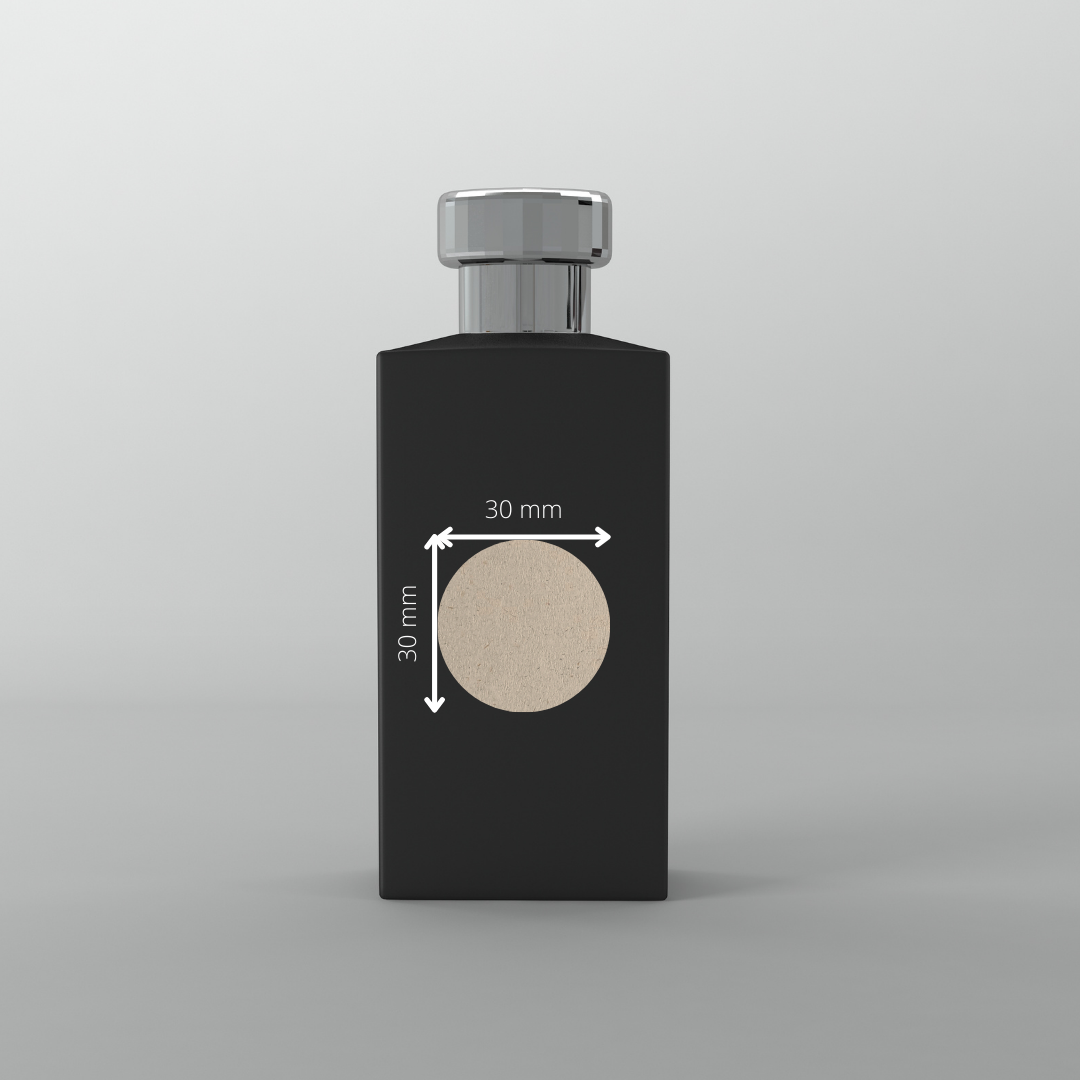 BIOpaper Natural, 30 mm rund auf DIN A4 Bögen