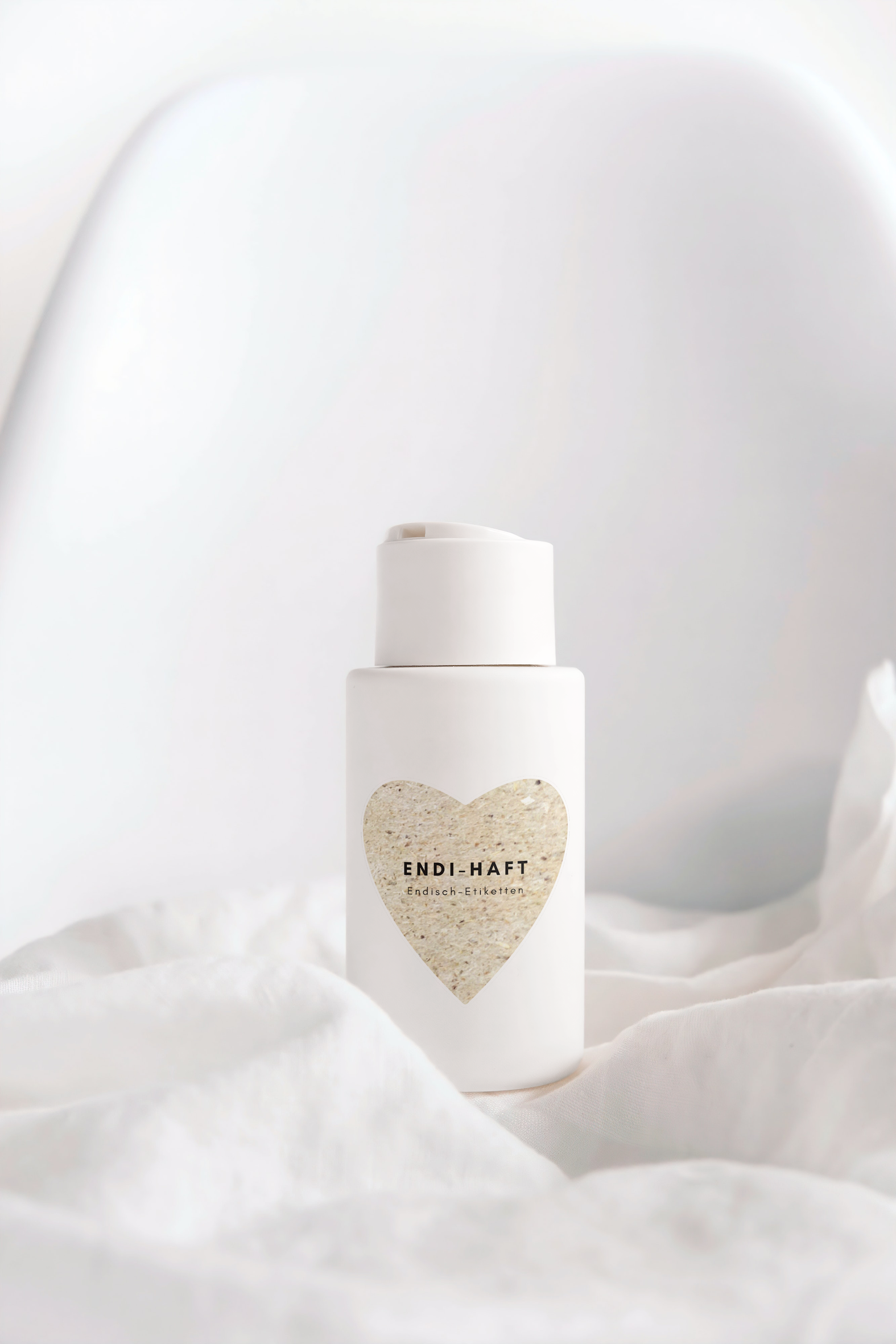 Grasetiketten 40x40 mm Herzform auf DIN A4 Bögen