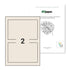 BIOpaper Natural, 180x120 mm auf DIN A4 Bögen