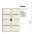 BIOpaper Natural, 99,1x67,7 mm Plakette auf DIN A4 Bögen