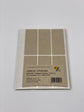 ENDI-HAFT Graspapier Etiketten, 32x80 mm auf 165x120 mm Bögen