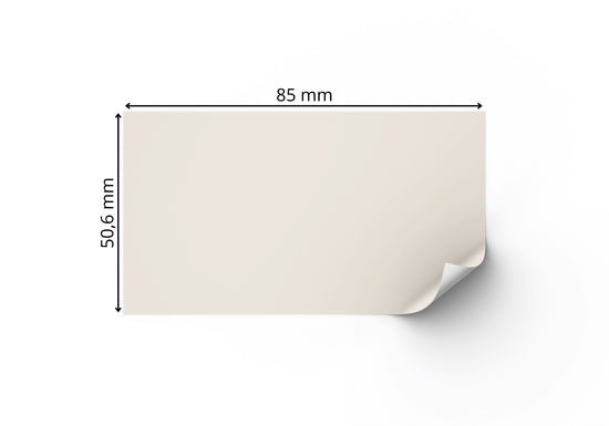 BIOpaper Natural, 85x50,6 mm auf A4 Bögen