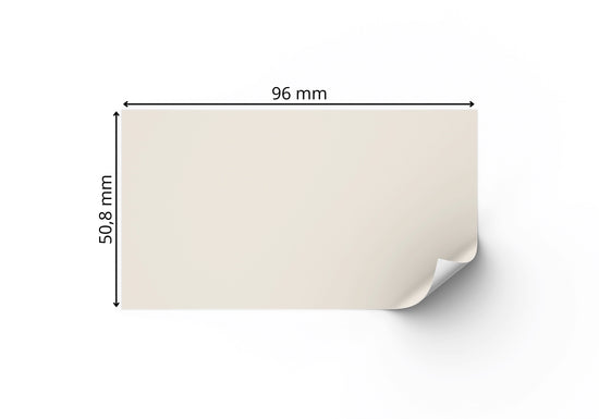 BIOpaper Natural, 96x50,8 mm auf DIN A4 Bögen