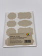 ENDI-HAFT Graspapier Etiketten, unser „Sortiment“ auf 165x120 mm Bögen