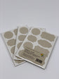ENDI-HAFT Graspapier Etiketten, unser „Sortiment“ auf 165x120 mm Bögen