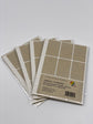 ENDI-HAFT Graspapier-Etiketten, 34x53 mm auf 165x120 mm Bögen